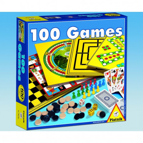 PIATNIK Board game set 100 Games (In Latvian, Russian lang.)