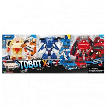 TOBOT Transforming figure set Tobot X+Y+Z Mini, 11-13 cm