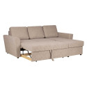 Corner sofa bed INGA beige