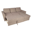 Corner sofa bed INGA beige