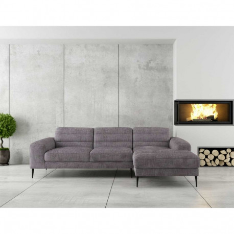 Corner sofa KRISTY RC, grey