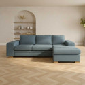 Nurgadiivan DAGMAR 237x90/146xH86cm, helesinine