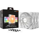be quiet! Light Wings LX 140mm PWM high-speed White Triple Pack, case fan (white, pack of 3)