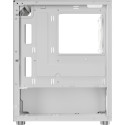 Aerocool CS-111-G-WT-v1, tower case (white, tempered glass)
