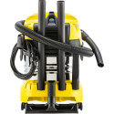 Kärcher WD 4 SV-20, wet/dry vacuum cleaner (yellow/stainless steel)
