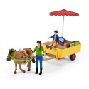 Schleich Farm World mobile farm stand, play figure