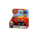 Simba Fireman Sam Jupiter with Sam Figure, Toy Vehicle (red/yellow)