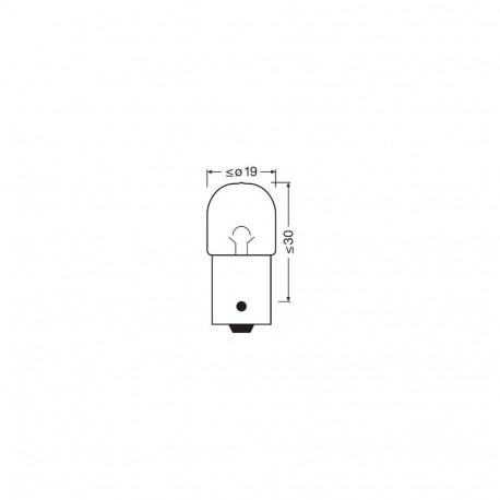 12V R5W 5W BA15S 2xblister