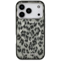 Karl Lagerfeld IML Leopard Pattern MagSafe Case for iPhone 17 Pro - Brown