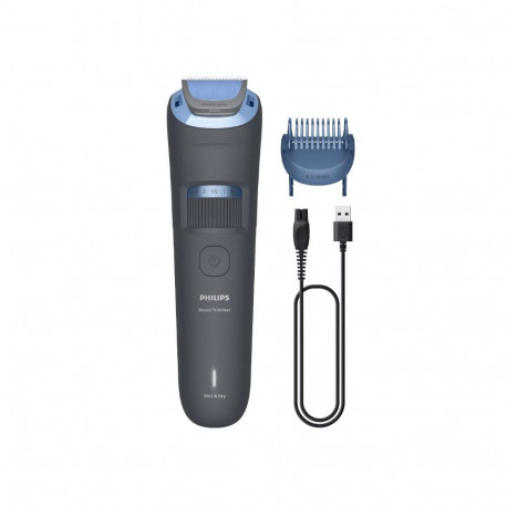 Philips 3000 Series BT3617/15 habemetrimmer ümardatud otsaga teradega habeme hooldamiseks