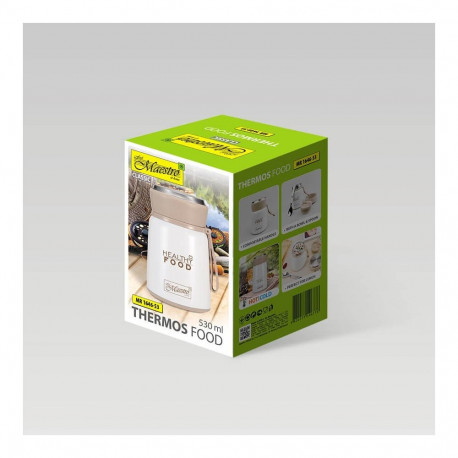 Dinner termos Maestro MR-1646-53 530 ml valge