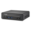Shuttle Nano PC NE10N, Intel N 100, 1x HDMI, 1x DP, 6x USB, 1x LAN, ventilaatorita, 24/7 pidev töö, 