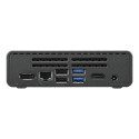 Shuttle Nano PC NE10N, Intel N 100, 1x HDMI, 1x DP, 6x USB, 1x LAN, ventilaatorita, 24/7 pidev töö, 
