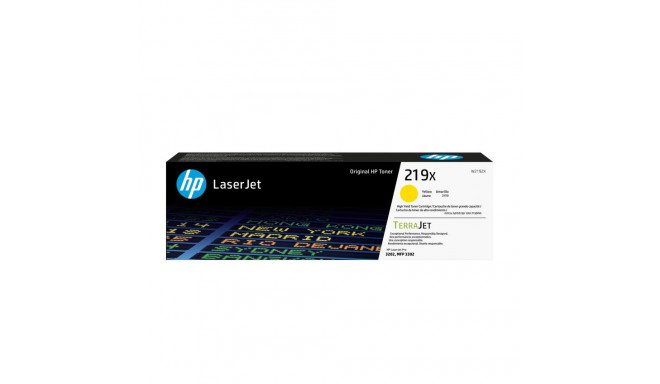 HP 219X suure tootlikkusega kollane originaal LaserJet toonerikassett