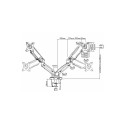 Equip 13"-27" interaktiivne kahe monitori lauakinnitus