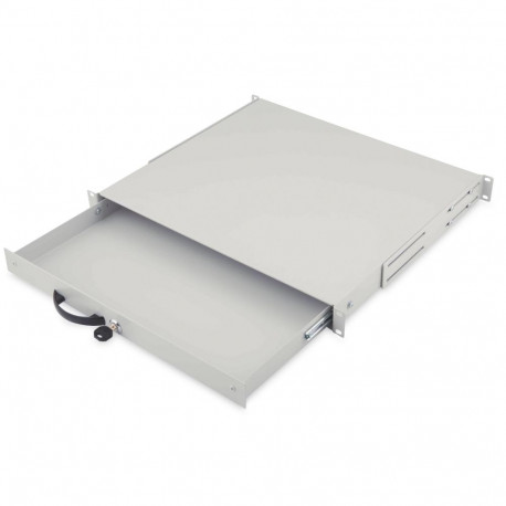 Digitus lukustatav sahtel 482.6mm (19") võrgu- ja serverikappidele 1U