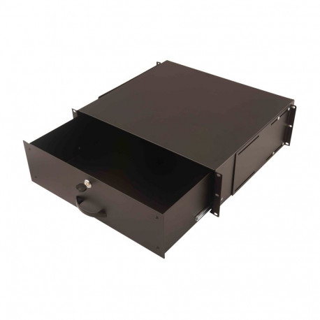 Digitus 3U lukustatav sahtel 482.6mm (19") võrgu- ja serverikappidele