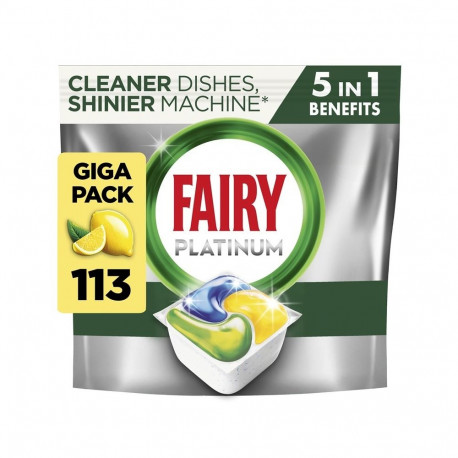 Fairy Platinum Dishwasher Capsules Lemon 113