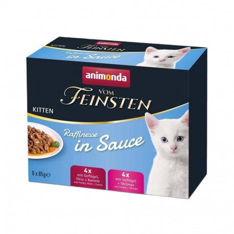 ANIMONDA Vom Feinsten Kitten Raffinesse kastmes märg kassitoit 8x85g