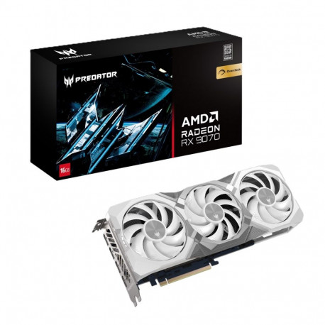 Acer Predator BiFrost Radeon RX 9070 OC 16GB White edition AMD GDDR6
