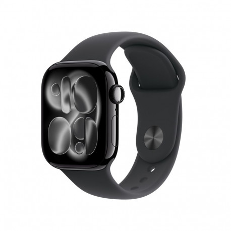 Apple Watch Series 11 GPS + Cellular 42mm süsimust alumiiniumkorpus must spordirihm - M/L