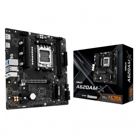 Asrock A620AM-X motherboard AMD A620 Socket AM5 micro ATX