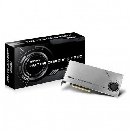 Asrock Hyper Quad M.2 interface cards/adapter Internal