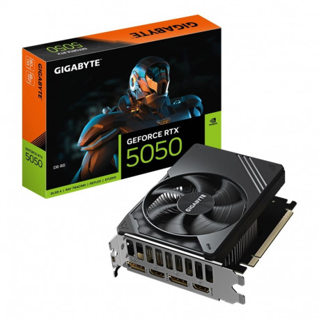 GIGABYTE GeForce RTX 5050 D6 8G Graphics Card - 8GB GDDR6, 128bit, PCI-E 5.0, 2572MHz Core Clock, 2 
