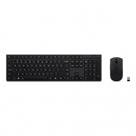 Lenovo 4X31R64316 keyboard Mouse included Office RF Wireless + Bluetooth QWERTY US English Grey