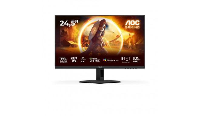 AOC G4 25G4SRE arvutimonitor 62.2 cm (24.5") 1920 x 1080 pikslit Full HD LED must, punane