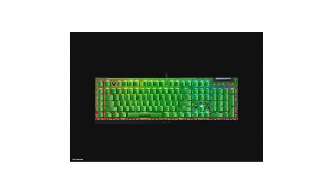 Razer BlackWidow V4 X mänguklaviatuur USB QWERTY US inglise roheline