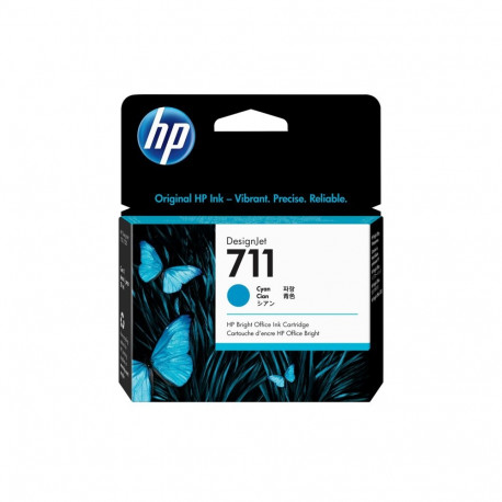 HP 711 tsüaan tindikassett