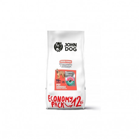 JOHN DOG Good Form Adult sealiha veiselihaga kuiv koeratoit 12 kg