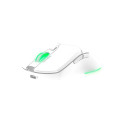 VELOX Rechargeable RGB Gaming Mouse - Wireless, white