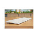 RIVA Slim Metal Scissor Keyboard, white - DE Layout