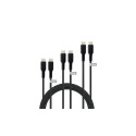 USB-C to USB-C Cable Set, black