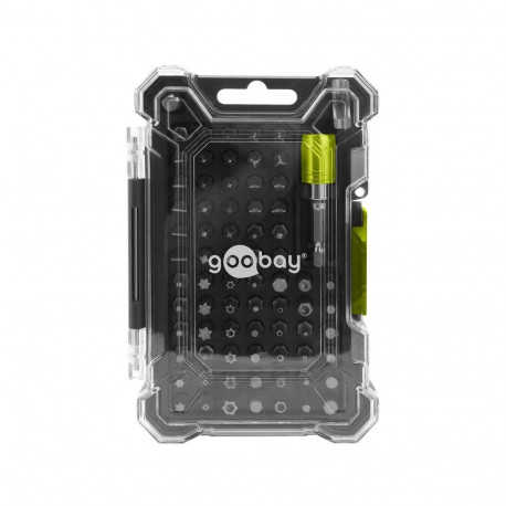 Goobay Tools Bit Holder Set with 72-Piece Bit Set