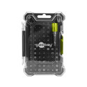 Goobay Tools Bit Holder Set with 72-Piece Bit Set