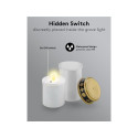 No Name LED Grave Candle, white