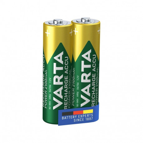 Varta AA (Mignon)/HR6 (56706) laetav - 2100 mAh, 2 tk blisterpakendis
