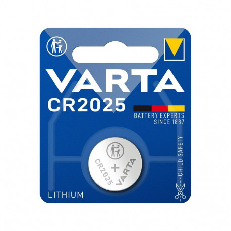 Varta CR2025 (6025) patarei, 1 tk blisterpakendis