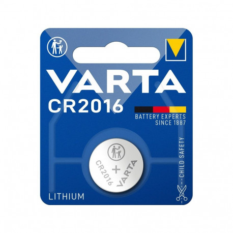 Varta CR2016 (6016) patarei, 1 tk blisterpakendis