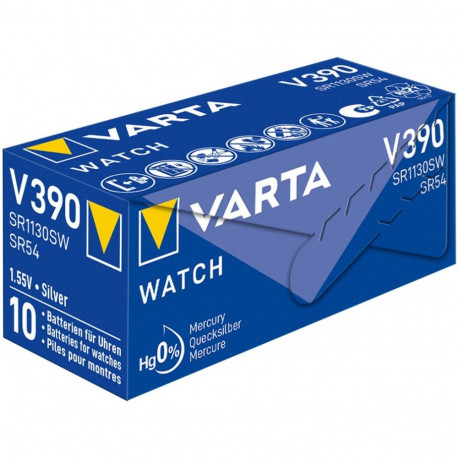 Varta SR54 (V390) patarei, 10 tk karbis