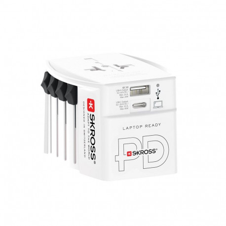 Skross reisadapter MUV USB AC 45 PD