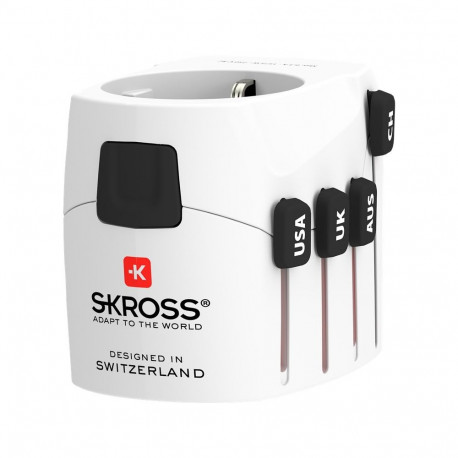 Skross World Adapter PRO - World & USB