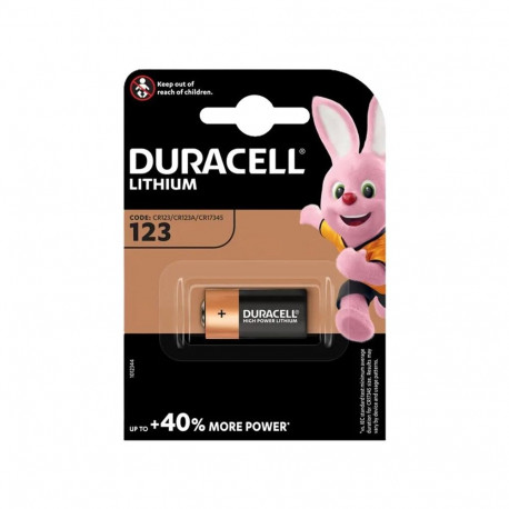 Duracell CR123A (DL123) patarei, 1 tk blisterpakendis
