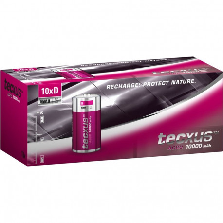 Tecxus D (Mono)/HR20 laetav – 10000 mAh, 10 tk karbis