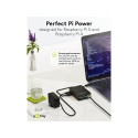 Goobay toiteallikas Raspberry Pi 5 jaoks, 27 W, GaN, must