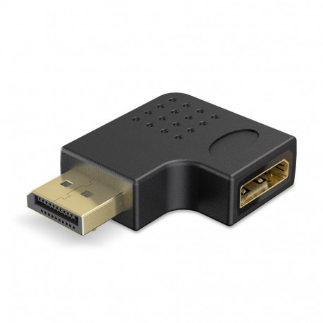 Goobay DisplayPort 90° nurgaadapter paremale