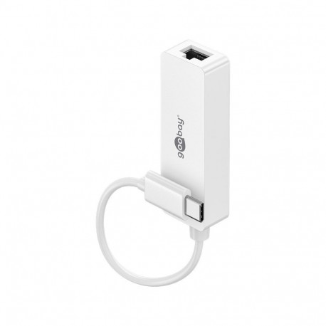 Goobay USB-C™ Etherneti adapter, valge